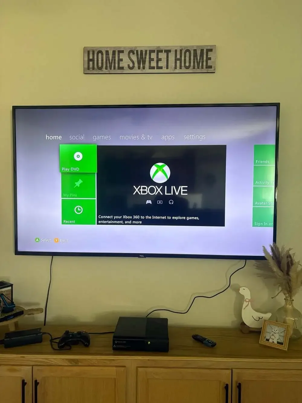 Microsoft Xbox 360 E Console Bundle with Controller and Power Supply